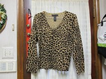 Leopard Print Sweater By "Josephine Chaus" Very Gently Worn  - Size XL in Luke AFB, Arizona